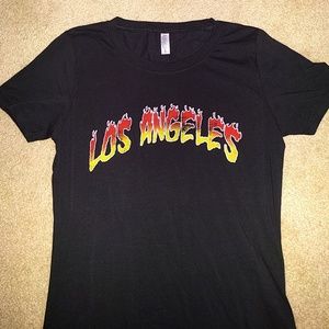 Black "Los Angeles" tee, never worn